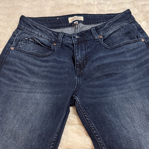 Shyanne Dark Blue Denim Jeans - Picture 2 of 12